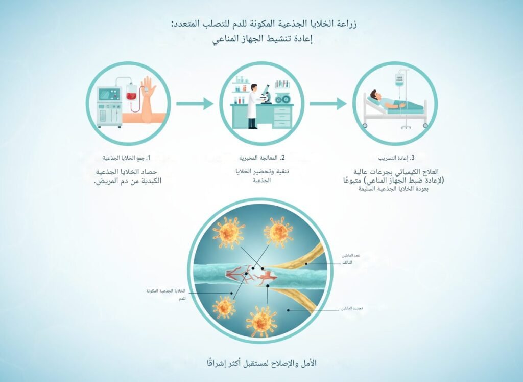 HSCT لعلاج التصلب اللويحي
